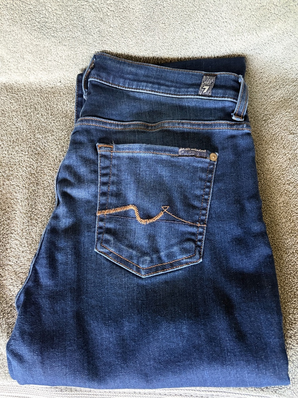 Seven7 Women's Indigo Bootcut Stretch Jeans